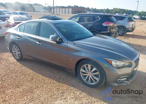 2015 Infiniti Q50 Premium from USA, damaged, VIN JN1BV7AP3FM352914